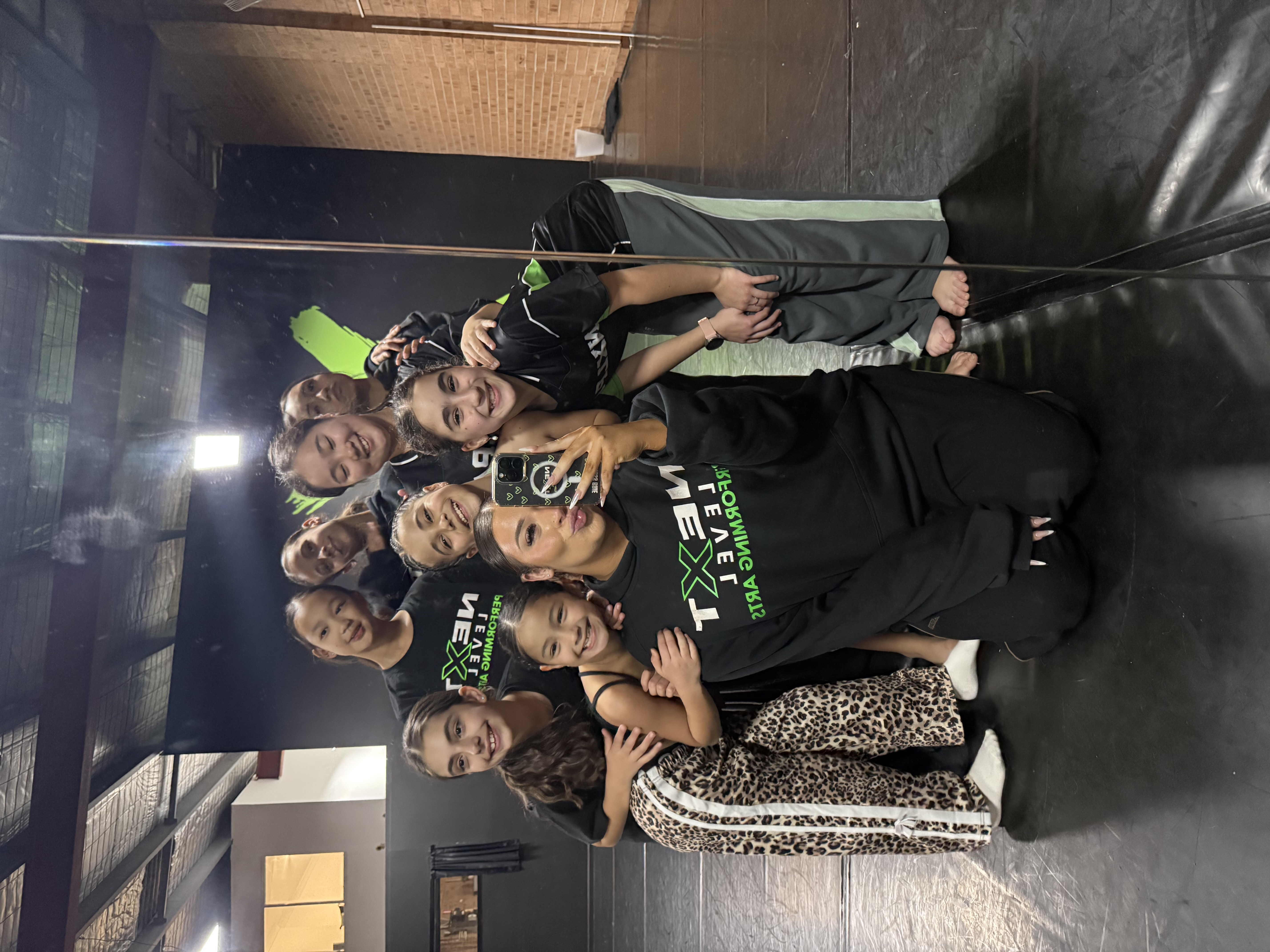 Dancers at Next Level Performing Arts Prestons near Liverpool